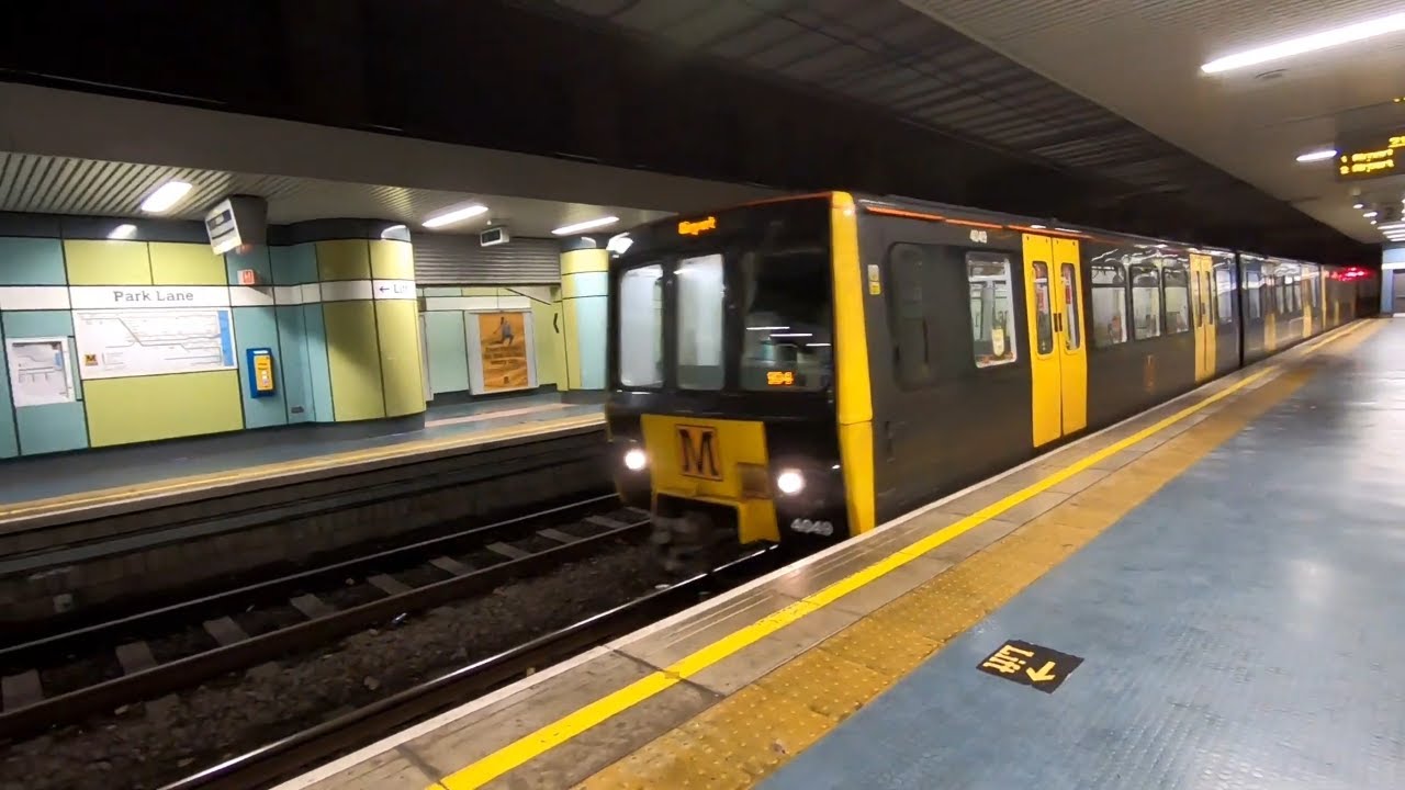 Tyne & Wear Metro Ride - Park Lane to Stadium Of Light | Cabin View | 07/12/2021