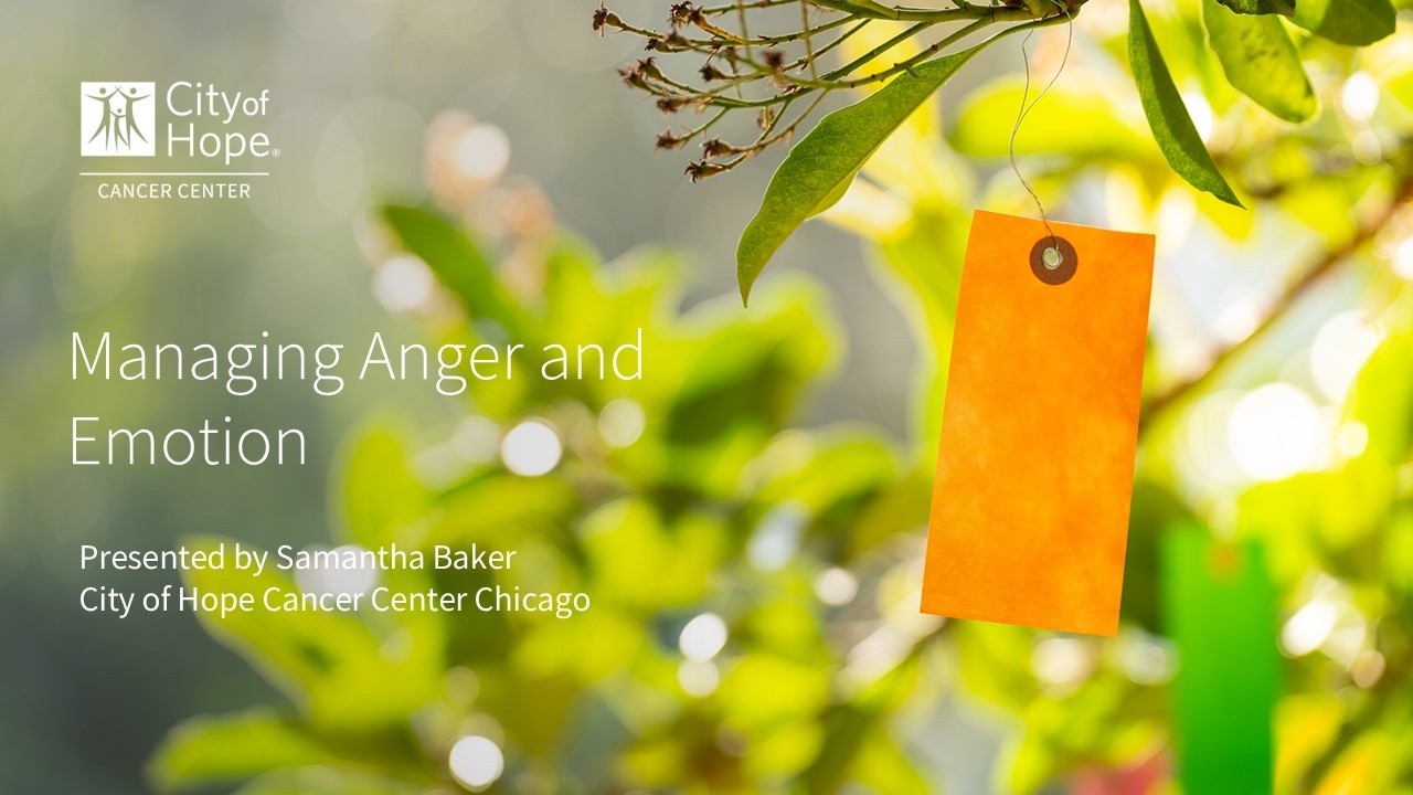 Coping Skills Toolbox: Managing Anger