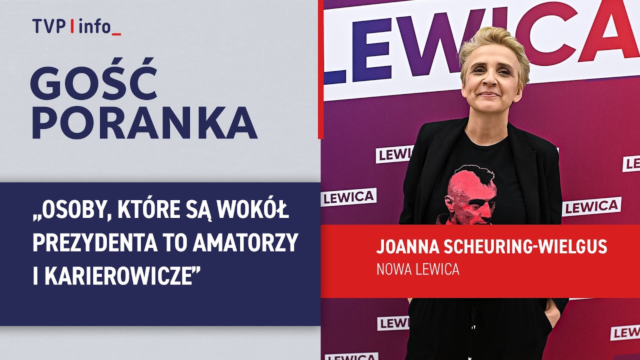 Joanna Scheuring-Wielgus: osoby, kt&oacute;re są wok&oacute;ł prezydenta to amatorzy i karierowicze | GOŚĆ PORANKA