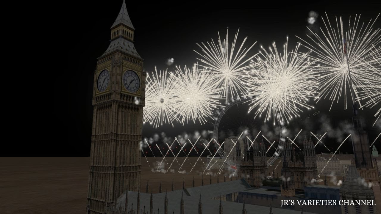 London Fireworks 2015: World Class City - FWsim