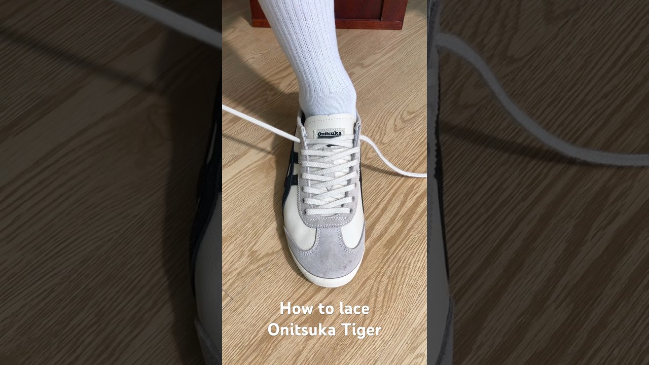 Как зашнуровать Onitsuka Tiger#sneakers #shoes #onitsukatiger