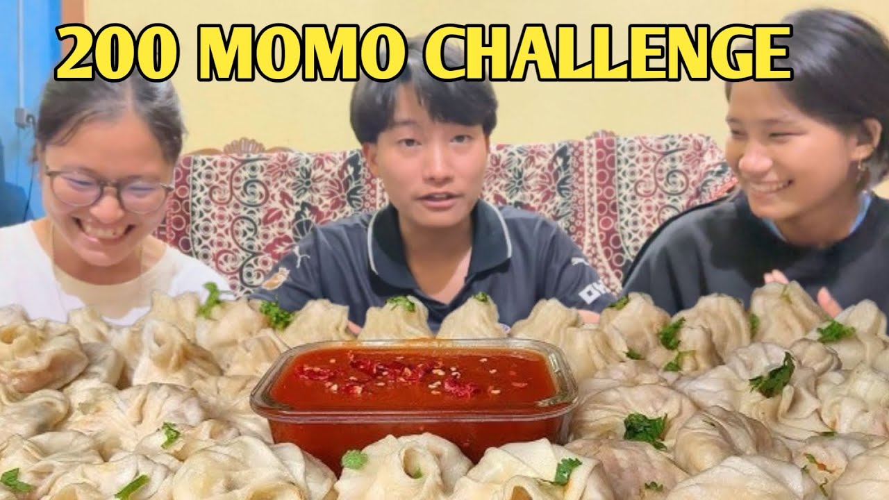 200 MOMO CHALLENGE🔥||vlog+Mukbang🤣||