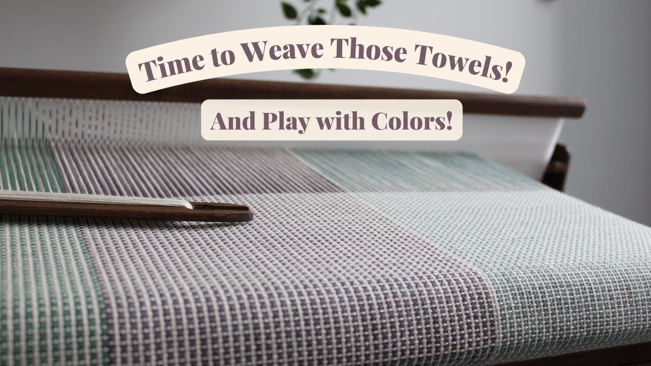 Weaving Fun Dish Towels on my Rigid Heddle Loom