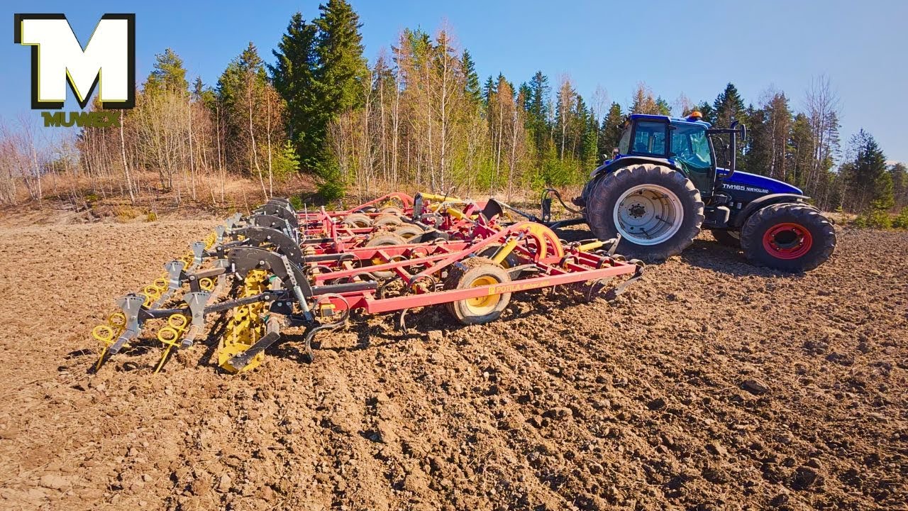 Potila Solver 600 äkeellä kauralle kylvöpohjia