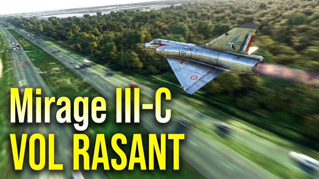 Bordeaux-Biarritz en Mirage III-C. (Today your love, tomorrow the world)  | Flight Simulator 2020 |