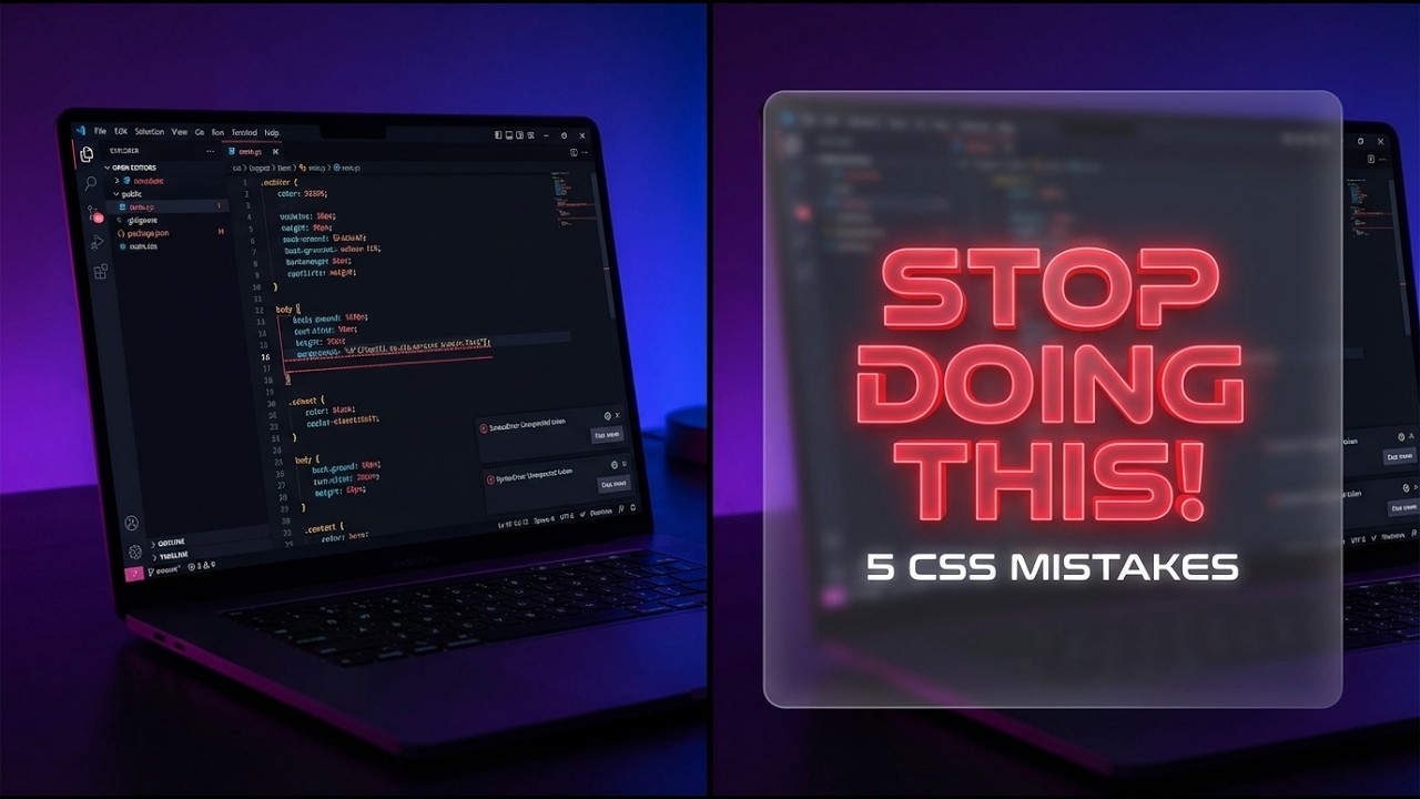 5 CSS Mistakes I Made as a Beginner (and how to fix them) 💻 ASMR [2026]