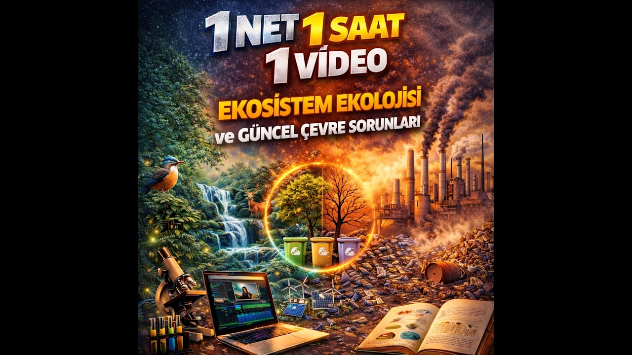 (6.Ders)  EKOSİSTEM EKOLOJİSİ VE GÜNCEL ÇEVRE SORUNLARI | Seda Hoca Biyoloji 🧬
