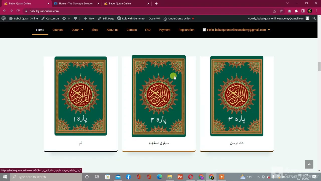 Creating an Islamic Website for online teaching Strategies and Ideas | Part 1 | Babul Quran online