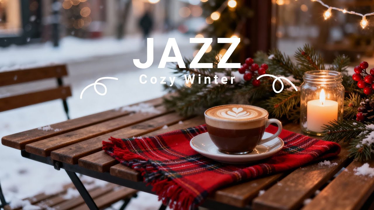 Cozy Winter Jazz | Relaxing Music for Snowfall & Warm Fireside January Jazz