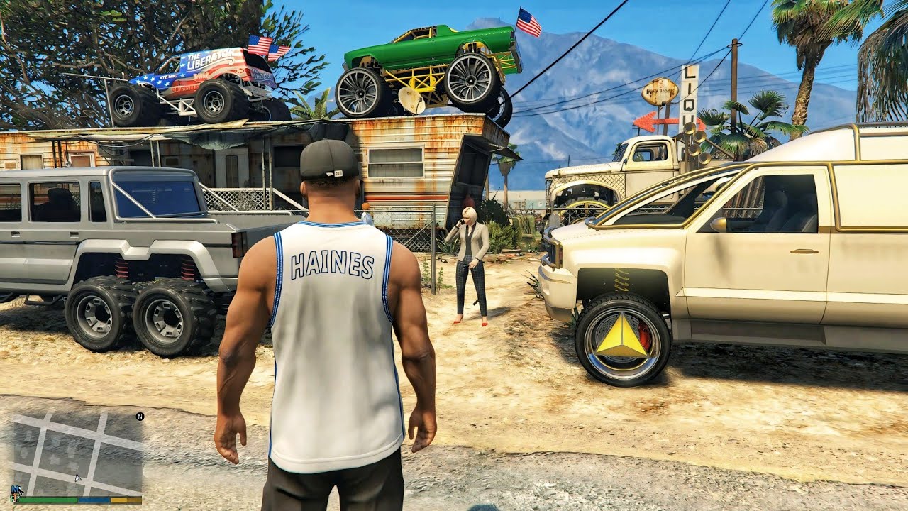 Gta V Enchanted - Franklin Arrived at Trevor’s House… But It’s Full High Security 🤣