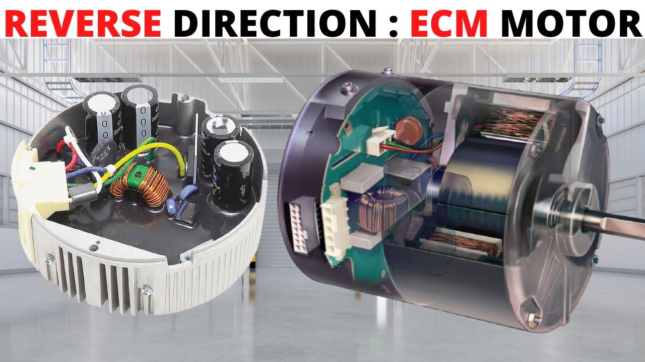 HVAC: How To Reverse Direction For a ECM MOTOR (Reverse Rotation/Polarity For X13 ECM MOTOR)