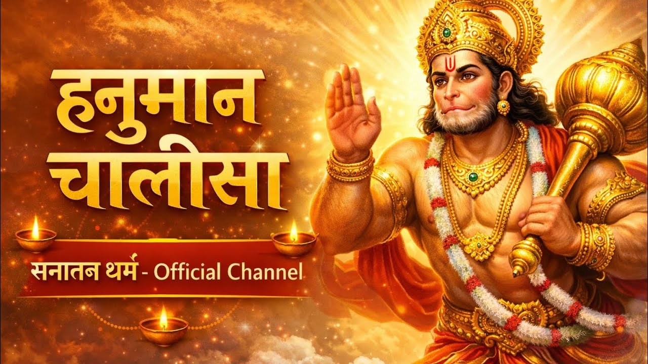 हनुमान चालीसा | मंगलवार स्पेशल: बजरंगबली का आशीर्वाद🚩 सनातन धर्म 🚩#HanumanJi #JaiShreeRam 