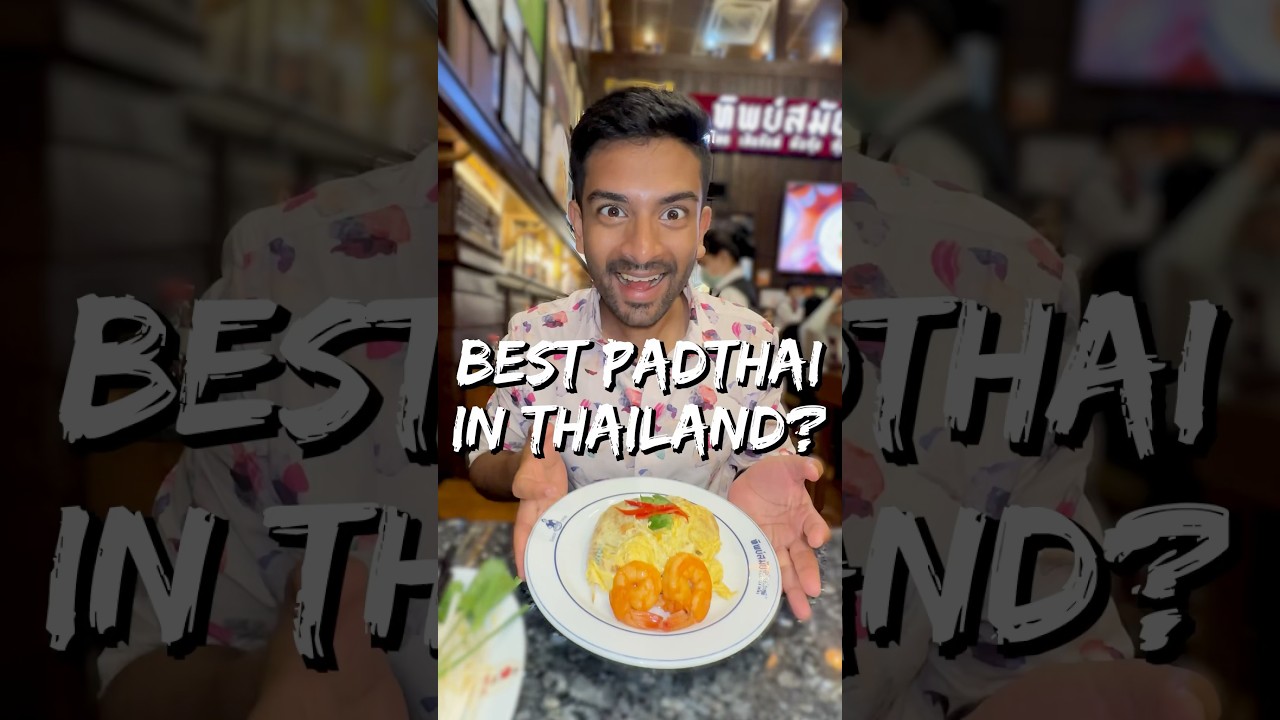 Is This THE BEST PAD THAI in Thailand?? 🇹🇭🍝🍤