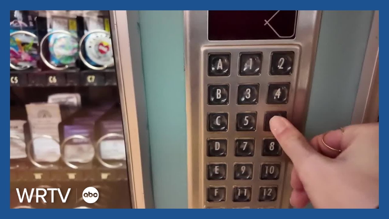 New reproductive health vending machine offers access to free health essentials