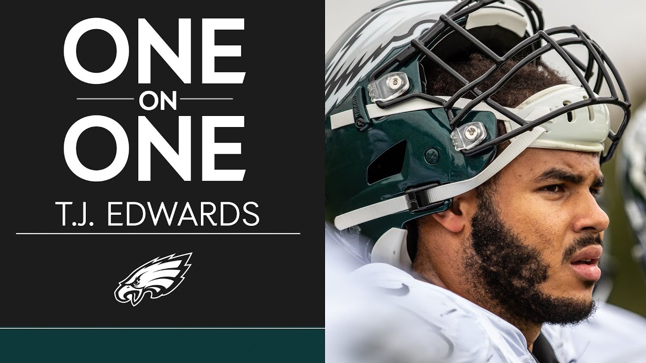 T.J. Edwards Looking to Become a Consistent Force on Eagles Defense | Eagles One-On-One