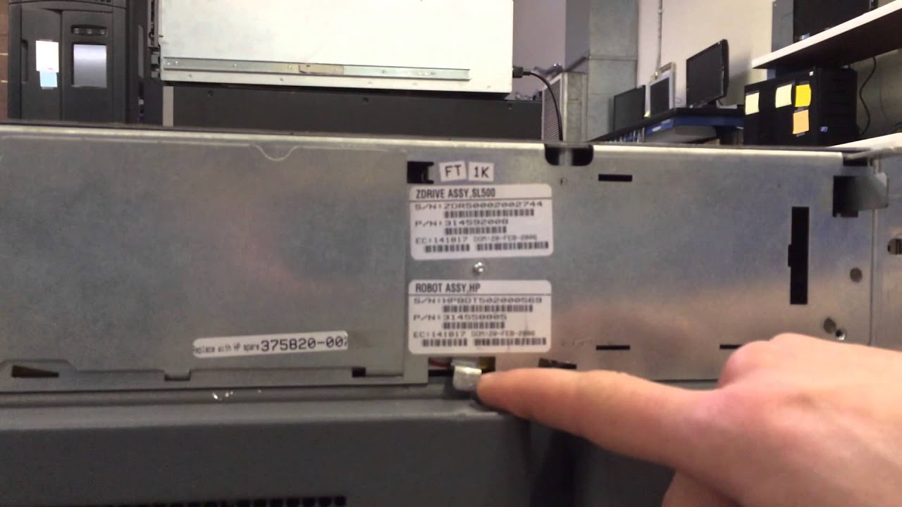 Magnext HP EML-E Tape Library Picker Installation