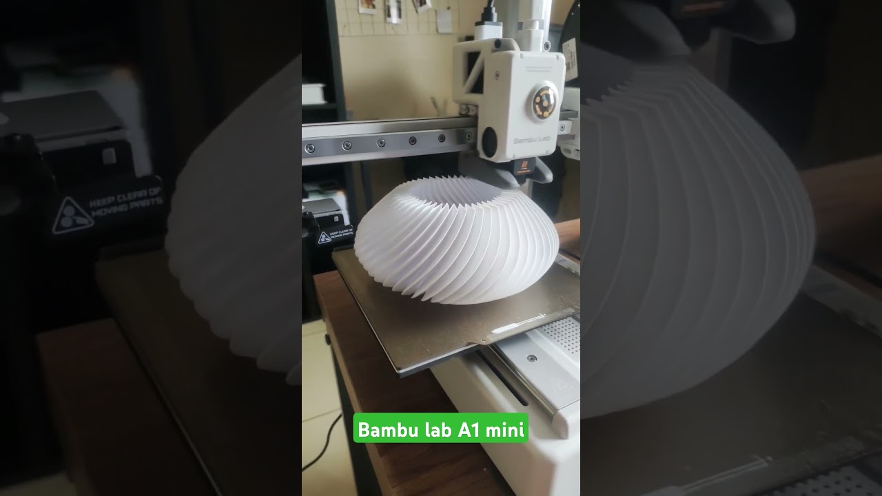 Vase with Bambu lab A1 mini #3dprinting #bambulab #bambulaba1mini