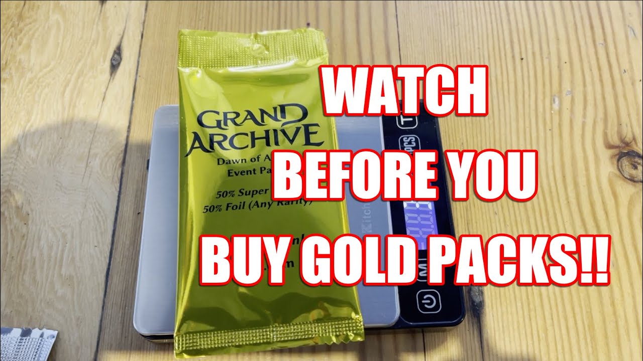 WATCH THIS, Before You Buy Gold Packs! BEWARE! | Grand Archive