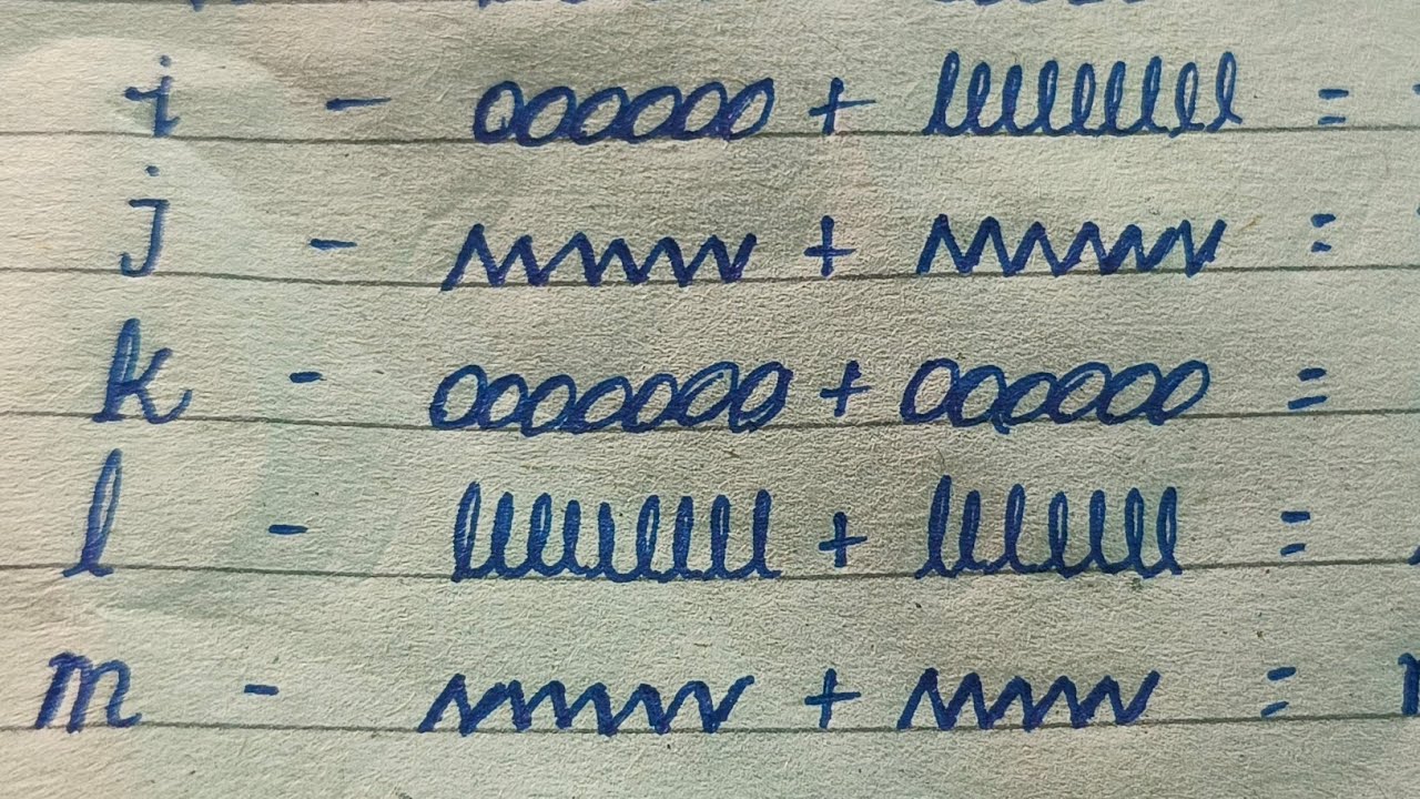 How to Write Improve Handwriting | Handwriting Practice 