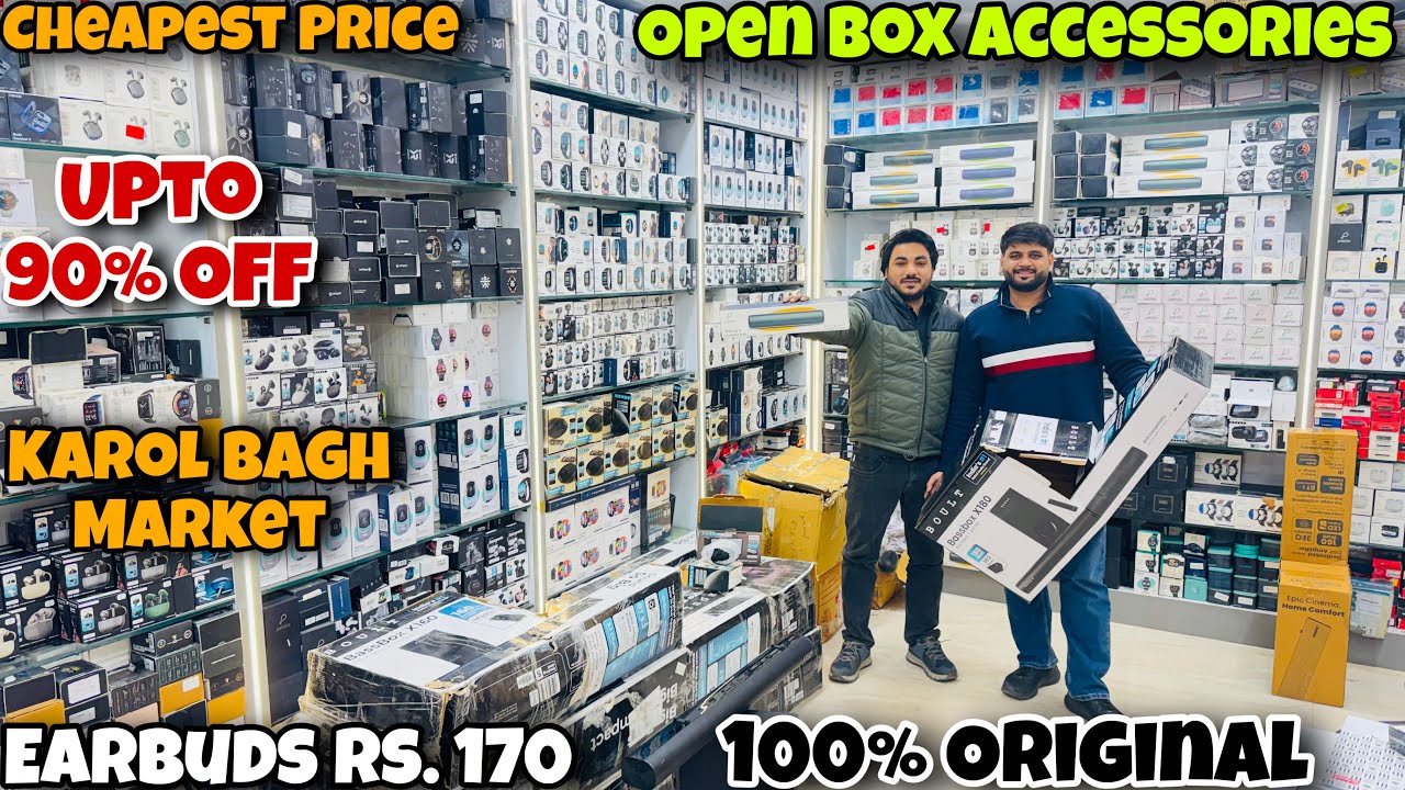 Open Box Accessories | Upto 90% OFF | 100% Original | Earbuds Rs. 170 | Capital Darshan