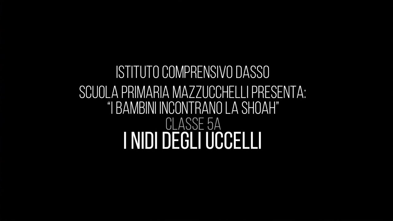 I NIDI DEGLI UCCELLI Classe 5A