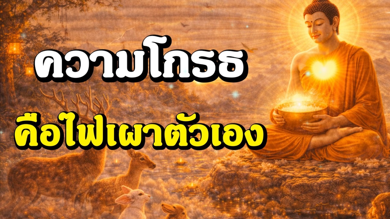 〈ฟังธรรมะก่อนนอน〉 | Ep.266 | ความโกรธคือไฟเผาตัวเอง