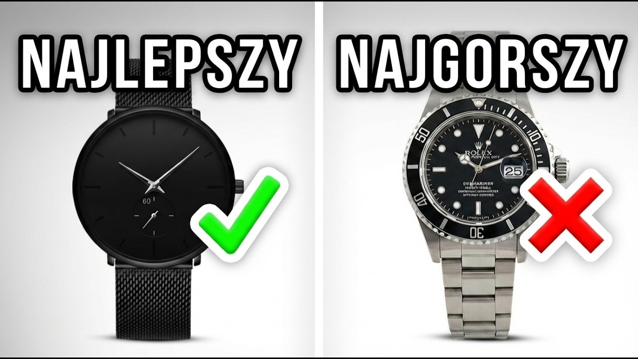 7 zegarków, których mężczyźni po 40-tce NIE powinni już nosić!