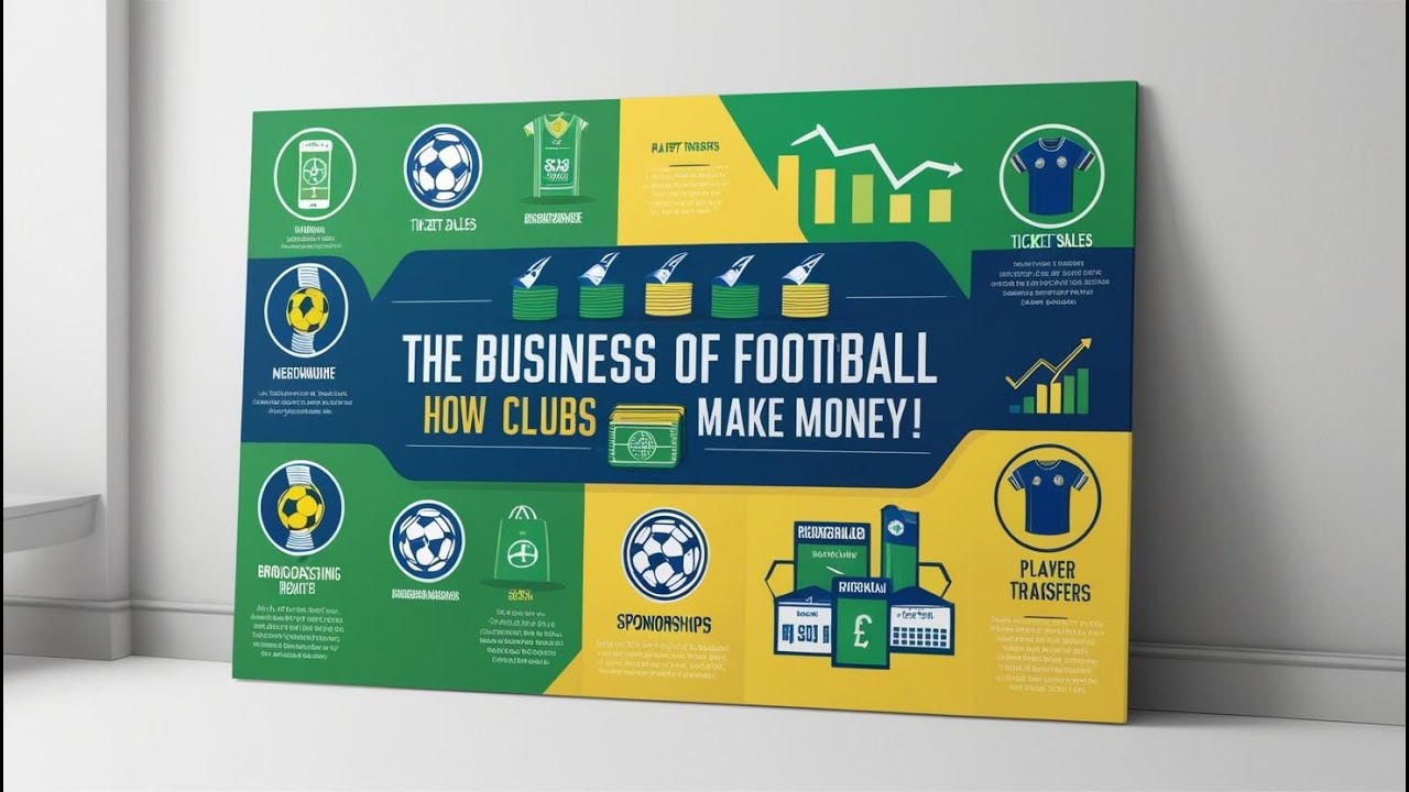 THE BUSINESS OF FOOTBALL HOW CLUBS MAKE MONEY #FootballBusiness, #SoccerMoney, #ClubRevenue