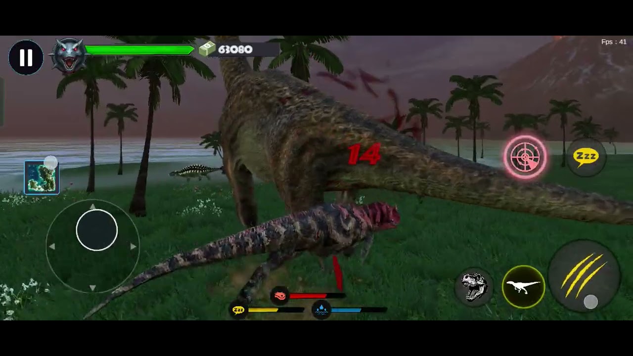 I fought all the dinos using Ceratosaurus skin until Spinosaurus