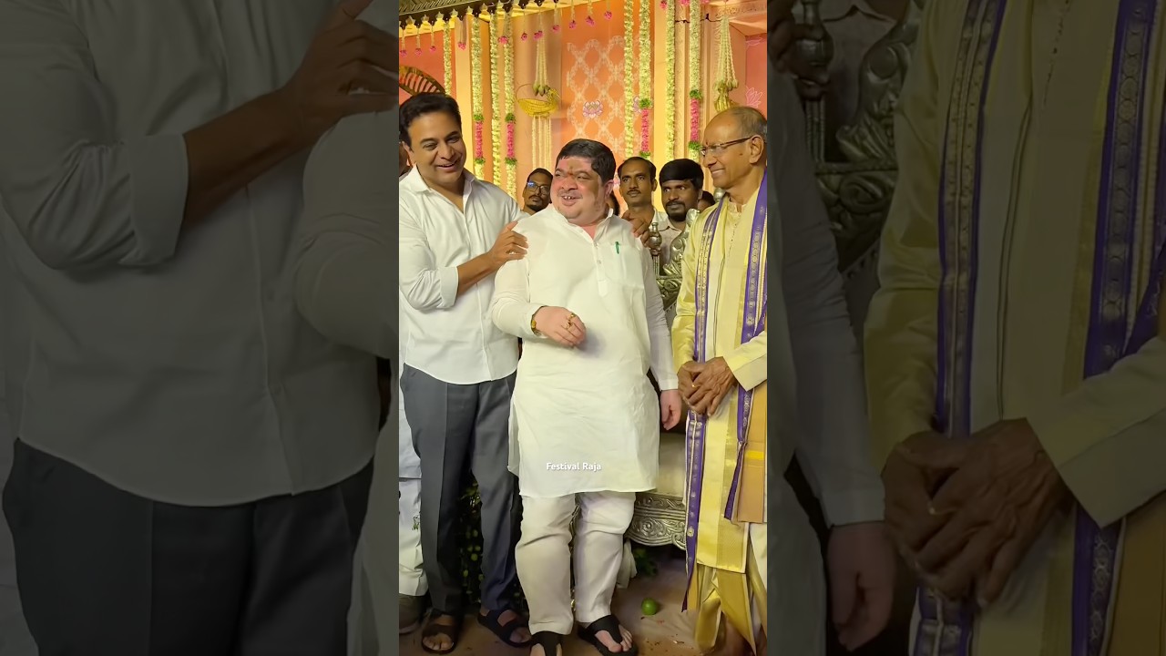 Congress Minister Ponnam & KTR Bonding #ytshorts