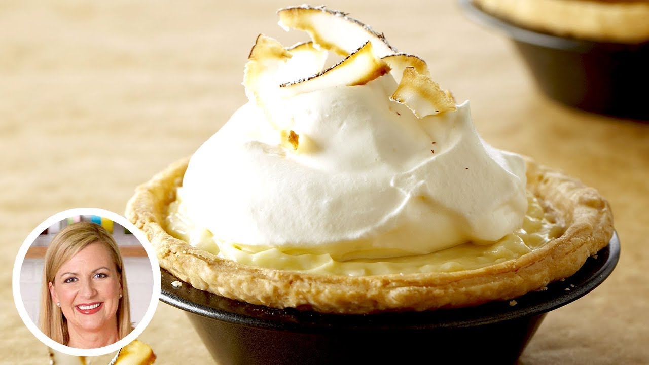 Professional Baker Teaches You How To Make COCONUT CREAM PIES!