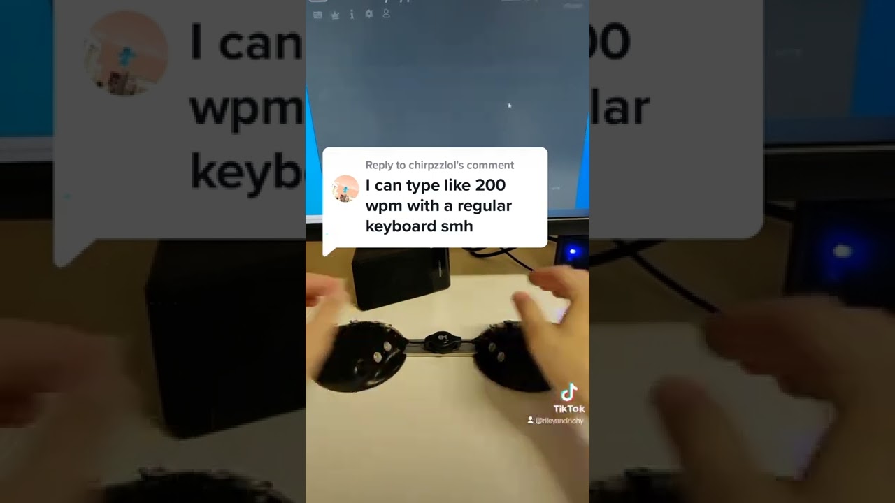 Wow! That's really fast (for a regular keyboard) #charachorder #typing #keyboard
