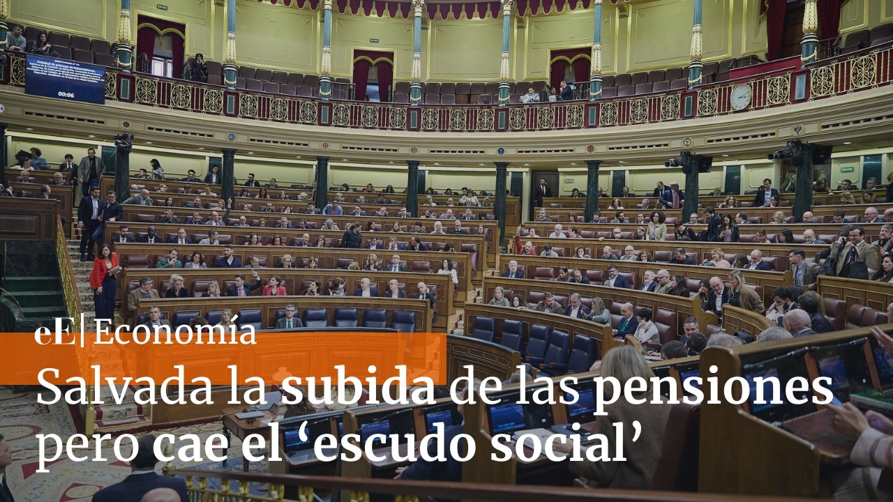 Salvada la subida de las pensiones; PP, Vox y Junts tumban el 'escudo social' y del tope de precios
