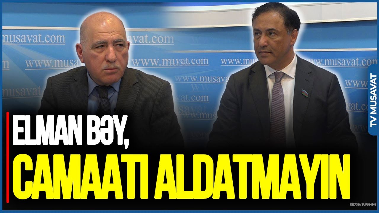 Elman bəy, bu rəqəmlərlə camaatı ALDATMAYIN: Siz tamamən YANLIŞ danışırsız - GƏRGİN DEBAT