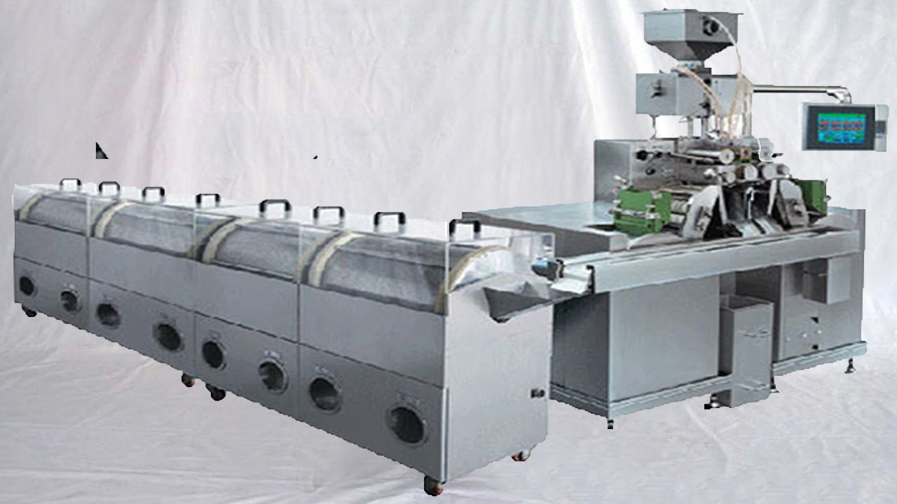 How the empty capsule are made in China factory from Start to finish Gelatin capsule 全自動膠囊生產線