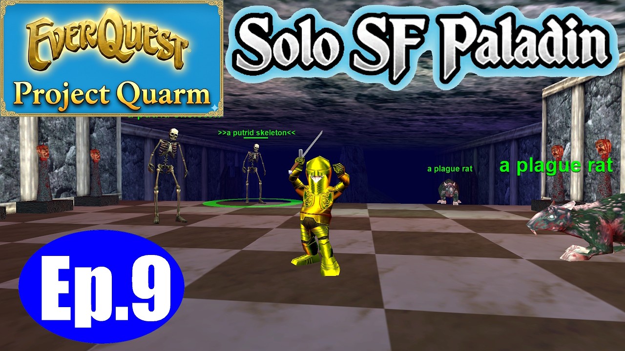 Everquest: Quarm | Solo Self Found Paladin Ep.9 | Befallen, RunnyEye & Lake Rathe