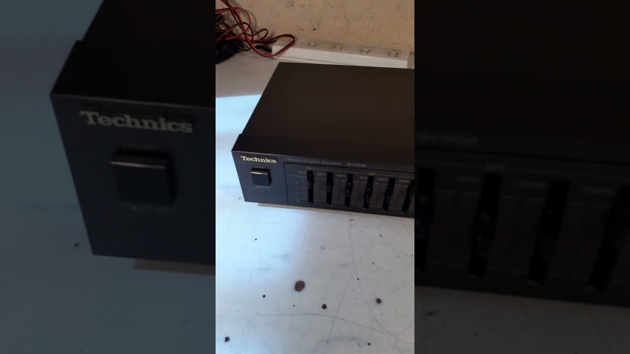 Restauracion ecualizador grafico TECHNICS SH-8038 Japon 1992