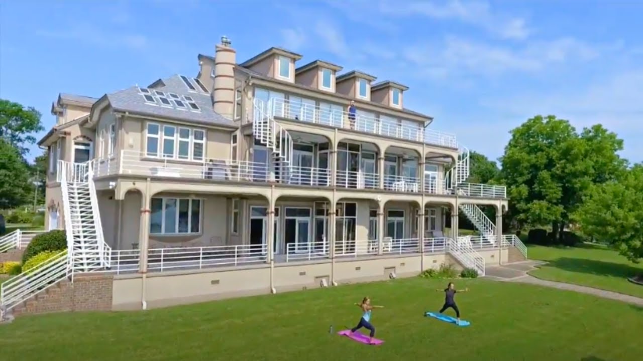 WATCH: Inside The Stunning 4-Story Home On The Elizabeth River | Breathtaking Waterfront Estate