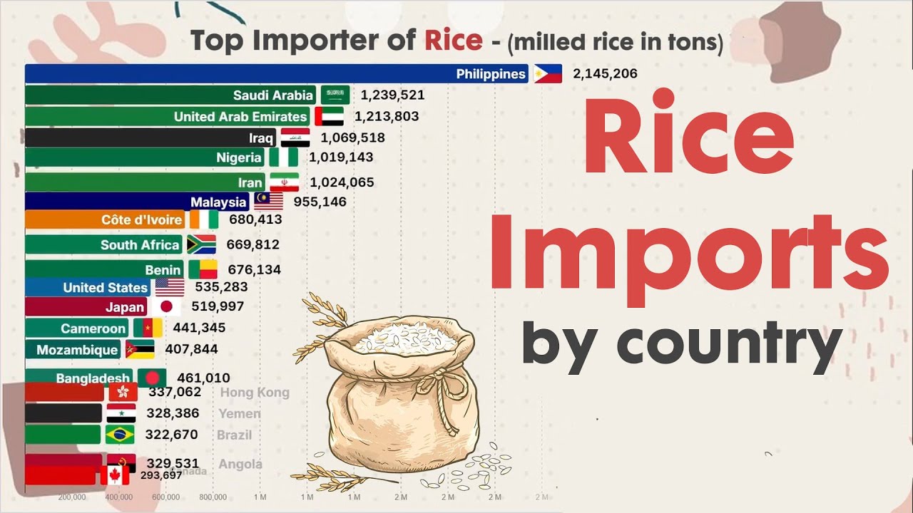 WHICH COUNTRY IMPORT THE LARGEST AMOUNT OF RICE?