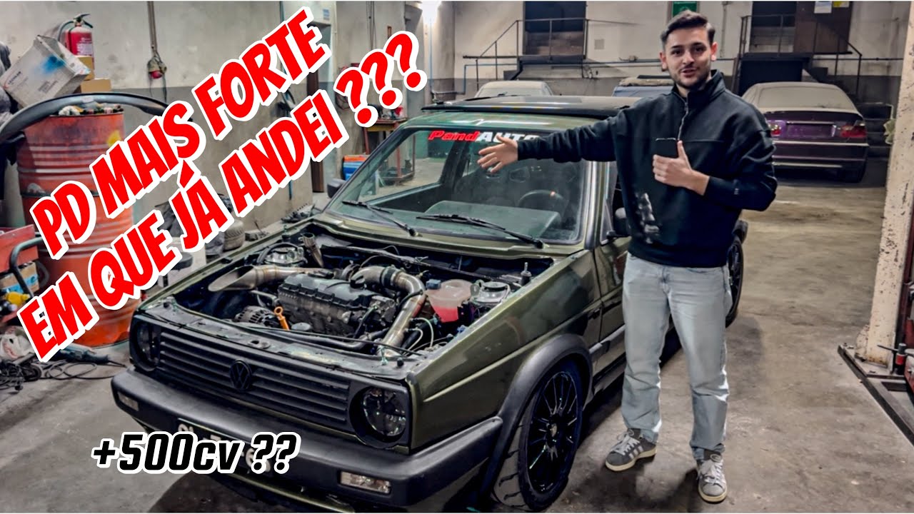 VW golf mk2 pd !!! Será este o mais forte em que já andei ???
