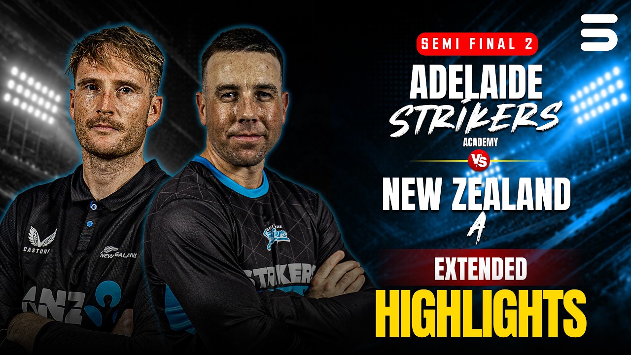Full Match Highligths | Adelaide Strikers Academy vs New Zealand A | Top End T20 2026 | SF2 | ZP1U