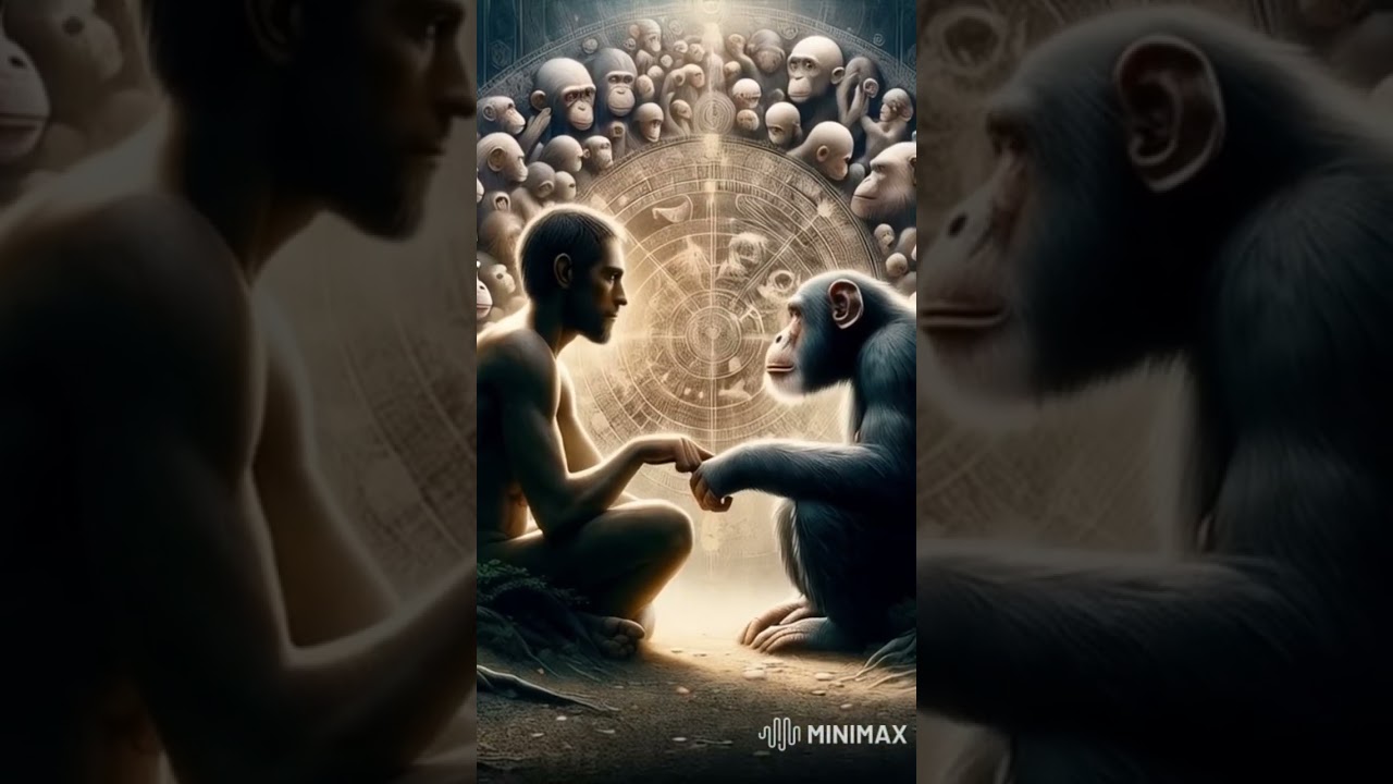Man evolving 😇 #humor #animation #ai #monkey #memes #viralvideo #foryou #fyp #music