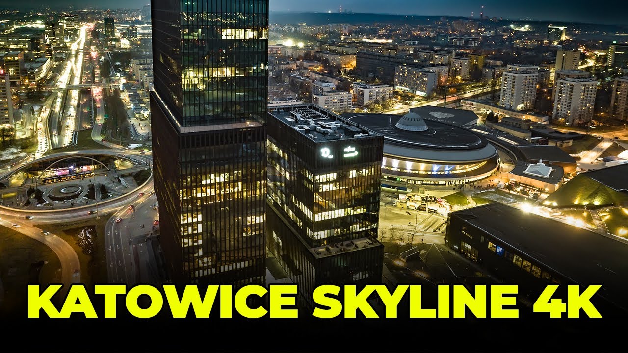 This Isn't Warsaw... It's Katowice at Night 4K