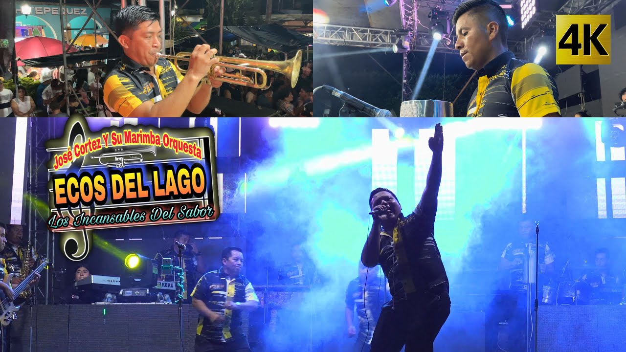 Jose Cortez y su Marimba Orquesta Ecos del Lago  -  Los Incansables del Sabor 4K