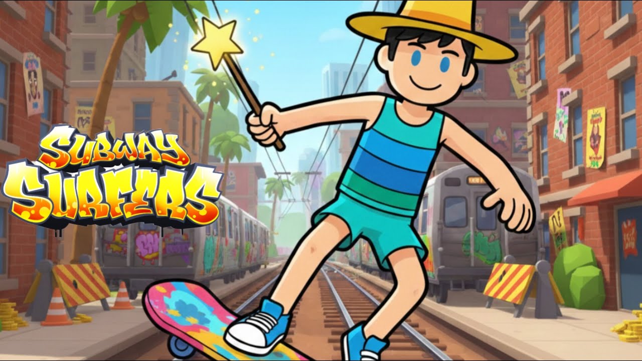 Joguei subway surfers