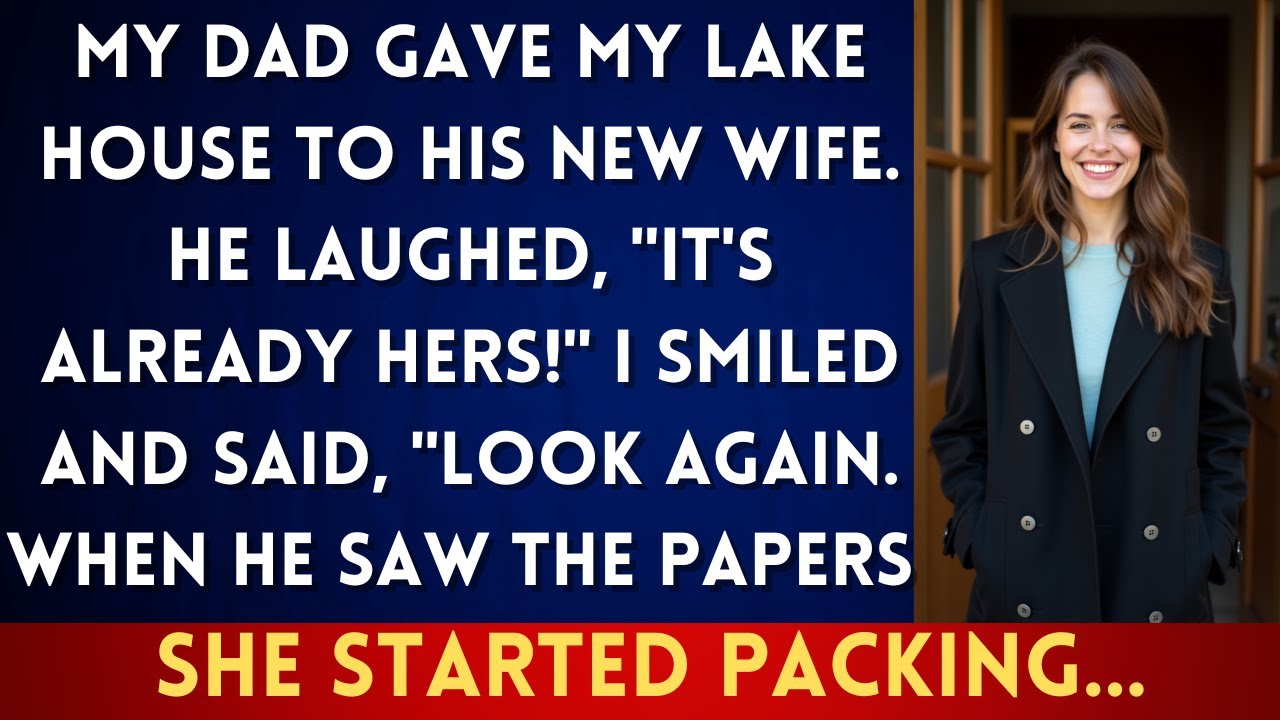 My Dad Gave Away My Lake House—He Never Expected What I Did Next...