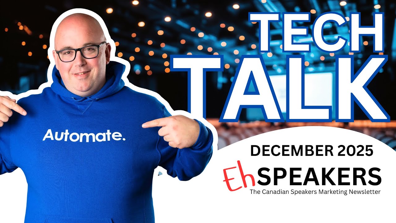 EhSpeakers Monthly Tech Tutorial: Canva, Podcasting & AI Tools for Speakers, Trainers, and Coaches
