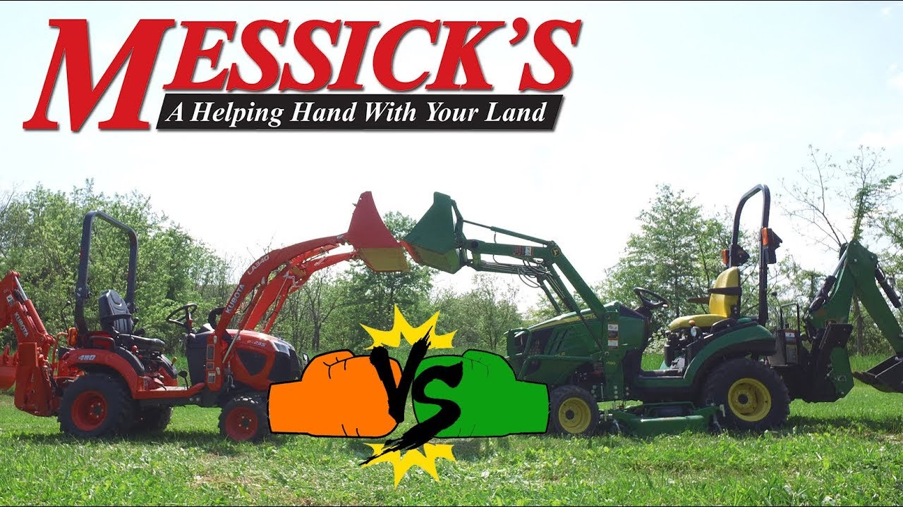 John Deere 1 Series VS. Kubota BX Series