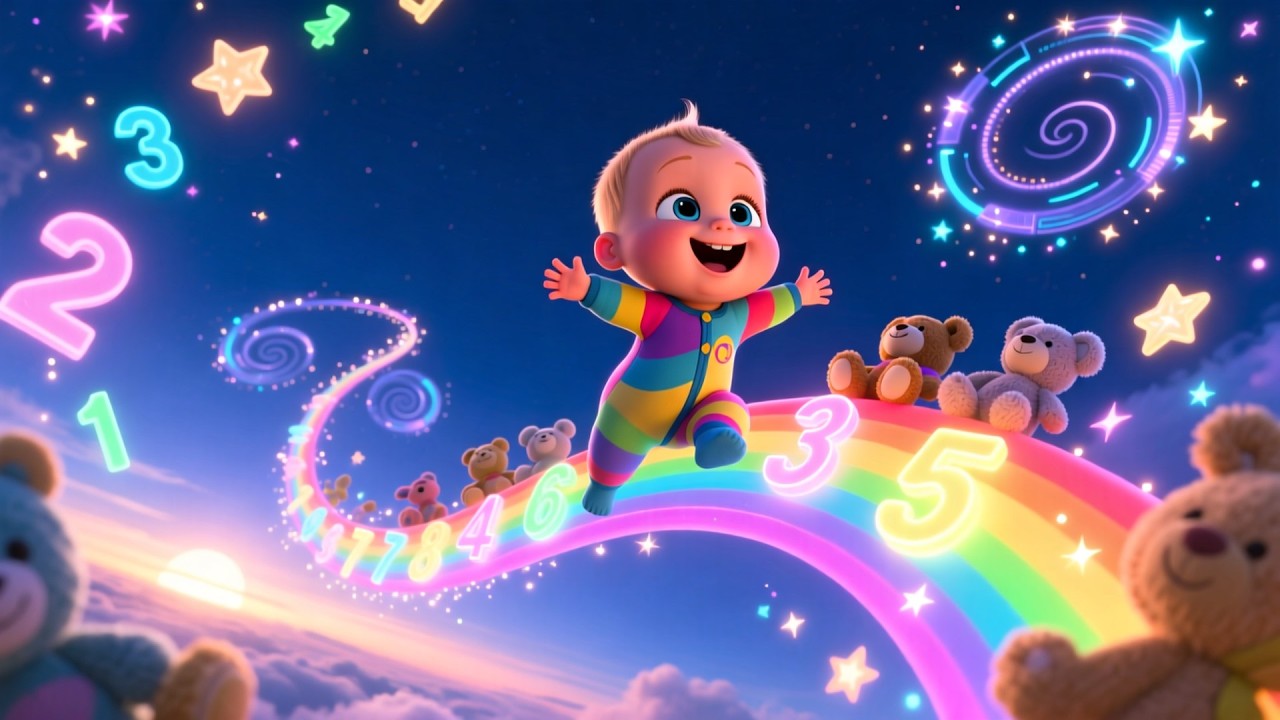 Baby’s Day with Numbers 🔢 | Learn Counting Song for Kids | Fun 123 Song