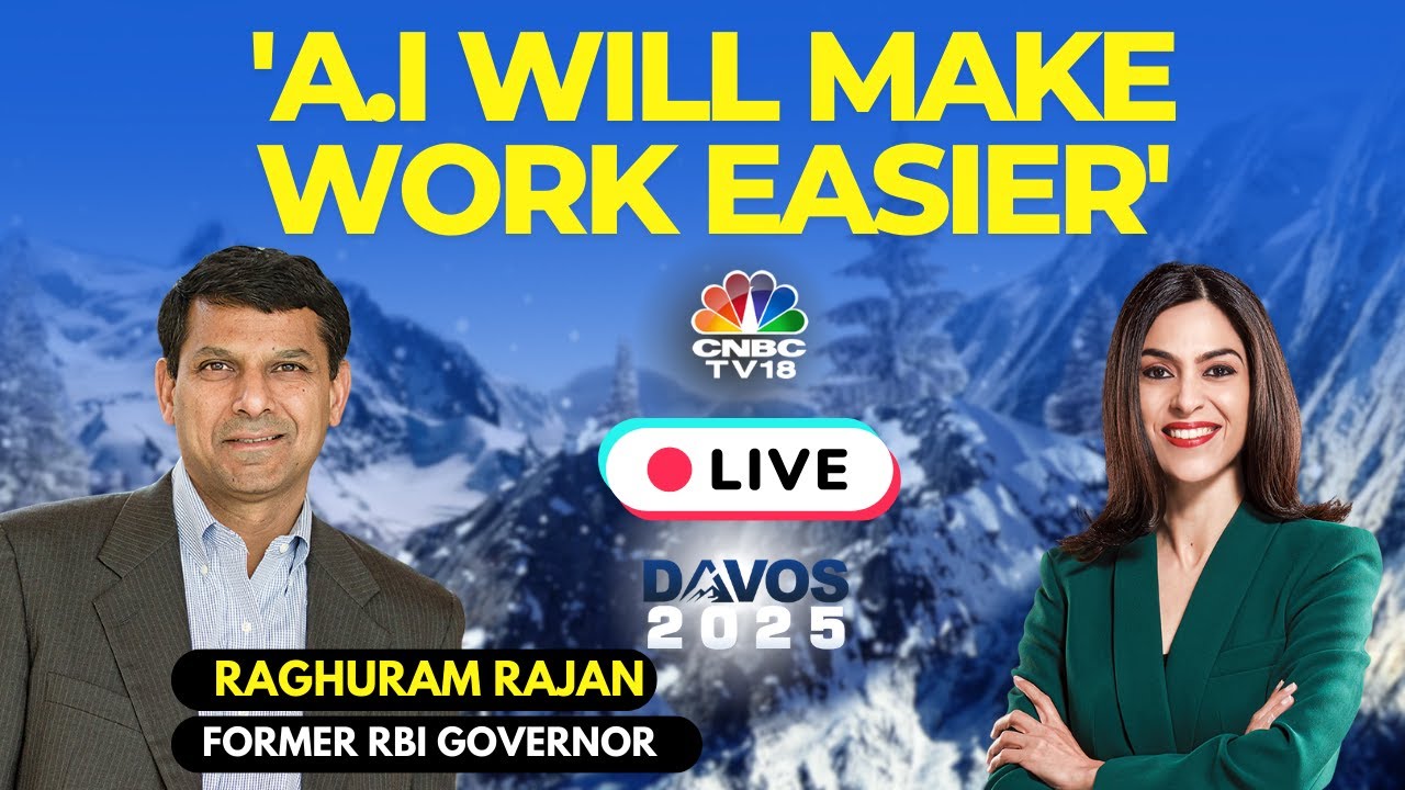 Davos 2025 LIVE: Former RBI Governor Raghuram Rajan Exclusive | World Economic Forum LIVE